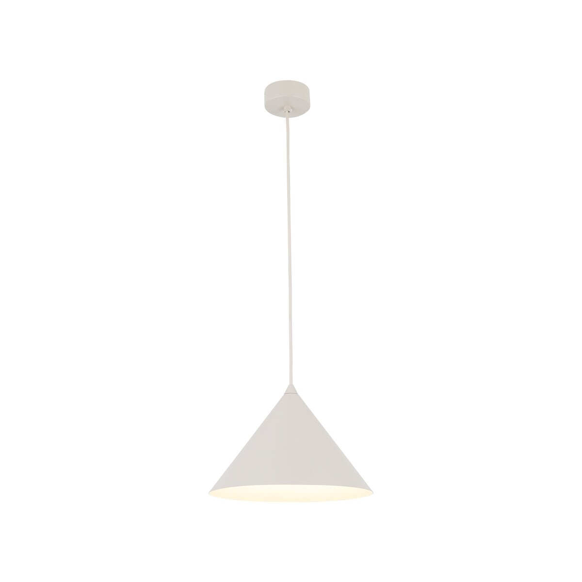 Lampa wisząca TK Lighting CONO M kaszmir/beż E27 regulowana wysokość do 155 cm