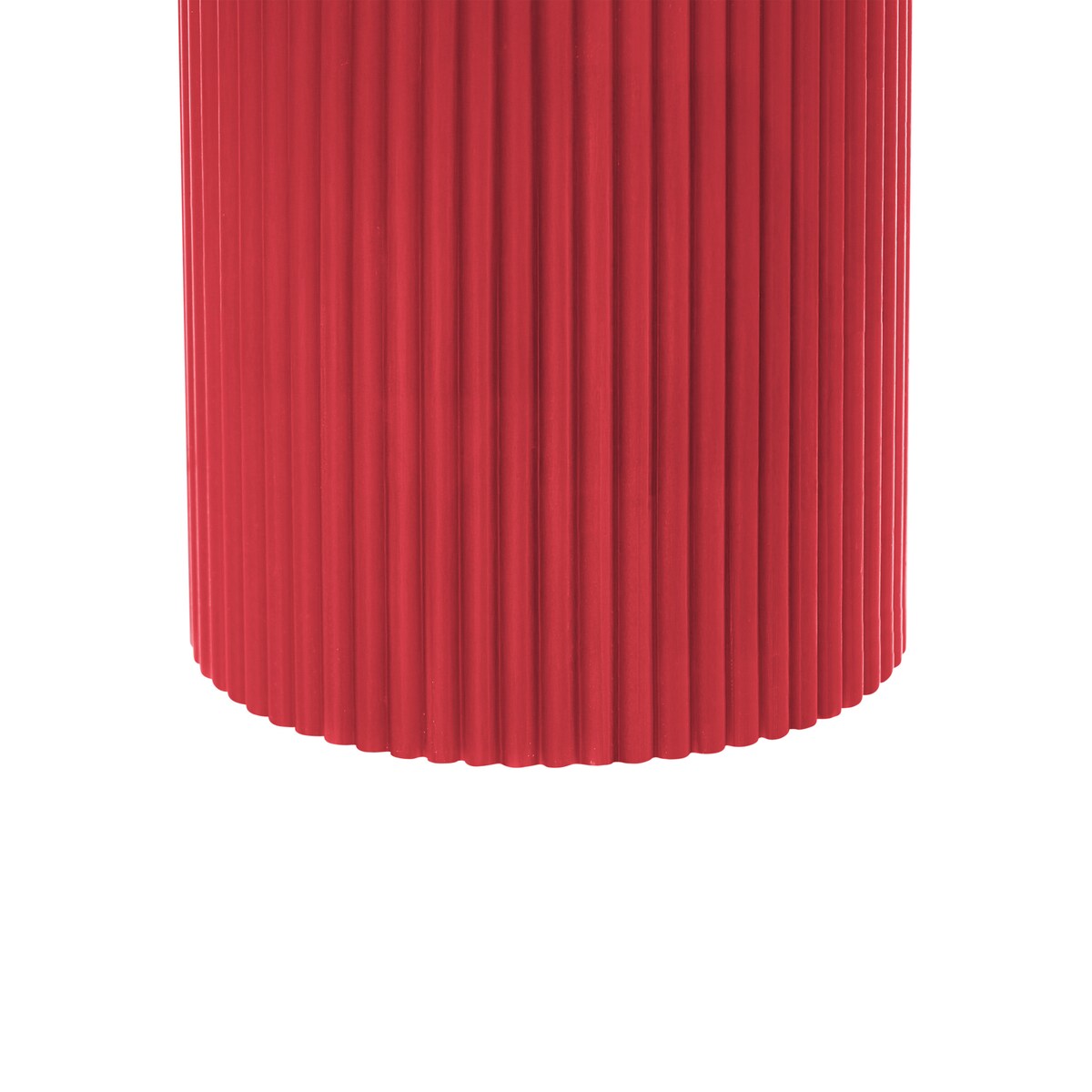 Zestaw 6 świec LED NOISETTE 10/16 cm Czerwony