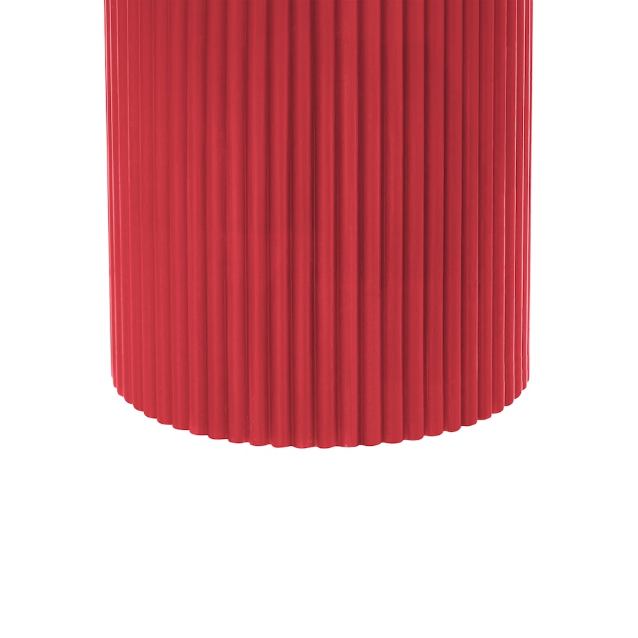 Zestaw 6 świec LED NOISETTE 10/16 cm Czerwony