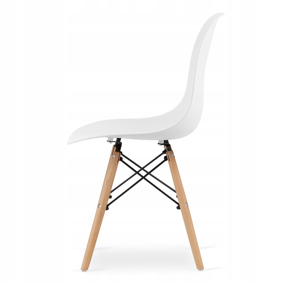 Zestaw Stół Do Jadalni Kuchni Salonu Biura Prostokątny 120X80 Dąb Sonoma + 4 Krzesła Osaka Białe