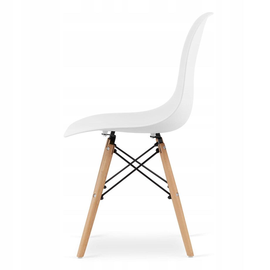 Zestaw Stół Do Jadalni Kuchni Salonu Biura Prostokątny 120X80 Dąb Sonoma + 4 Krzesła Osaka Białe