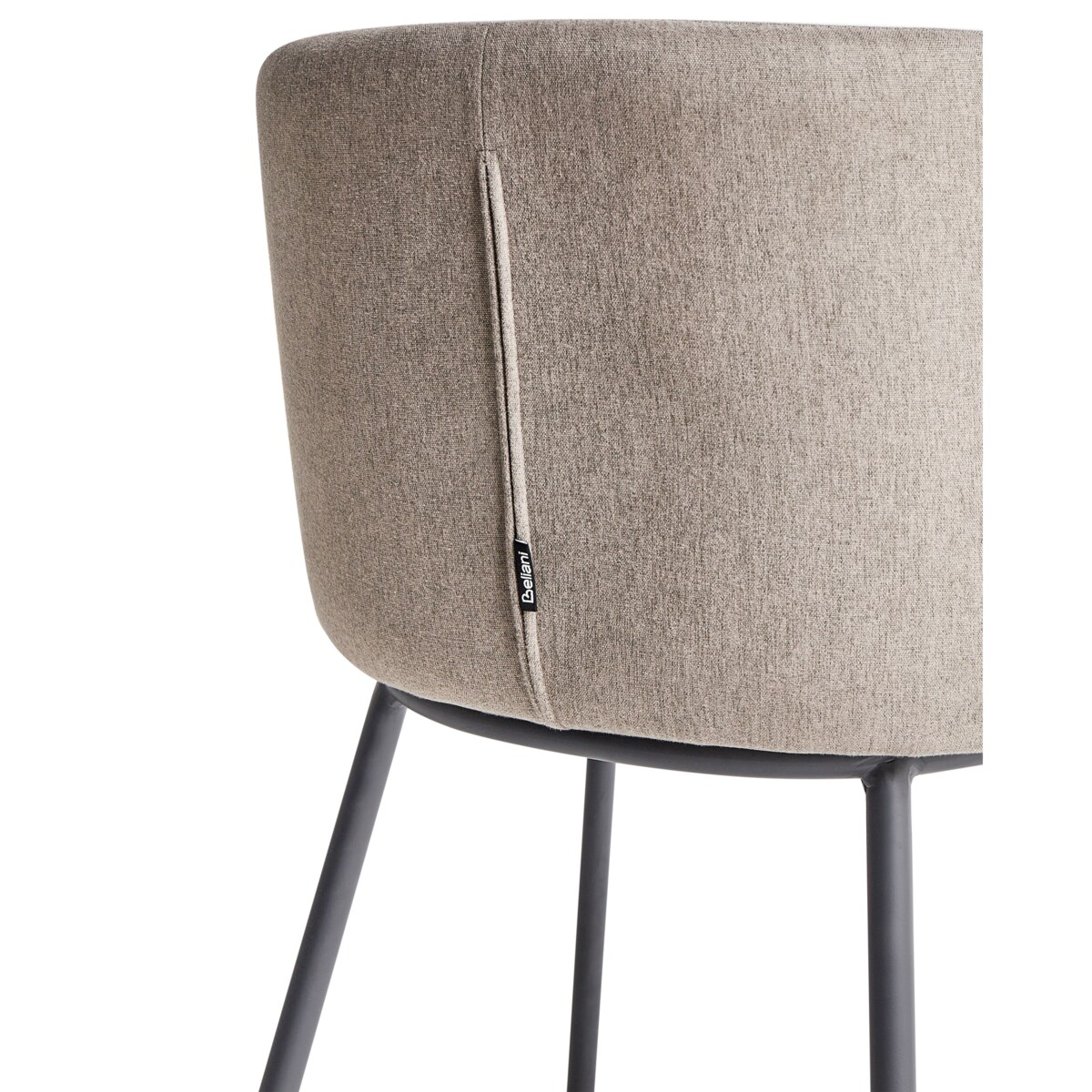 Zestaw 2 krzeseł do jadalni MINA Beżowoszary