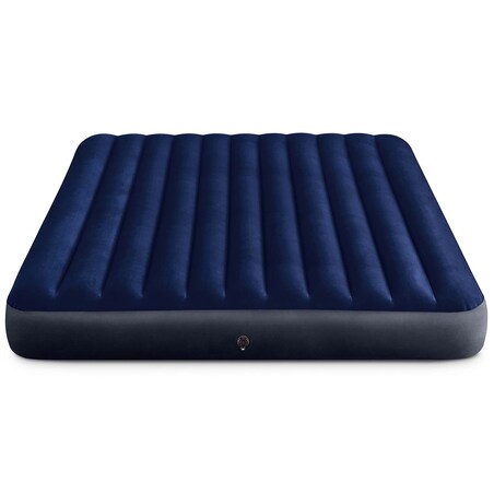 Materac dmuchany Intex welur 203x183x25cm + pompka 64755