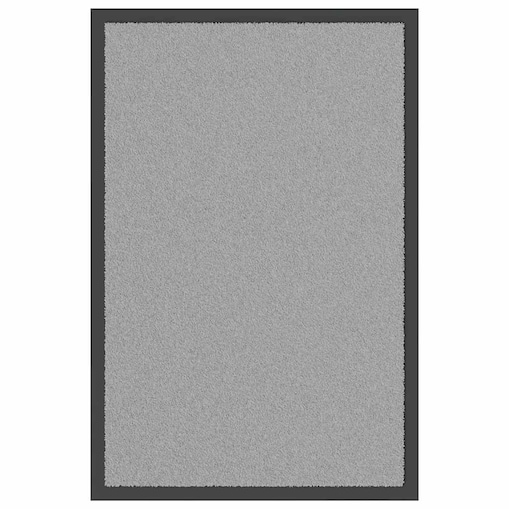 vidaXL Wycieraczka, szara, 40 x 60 cm