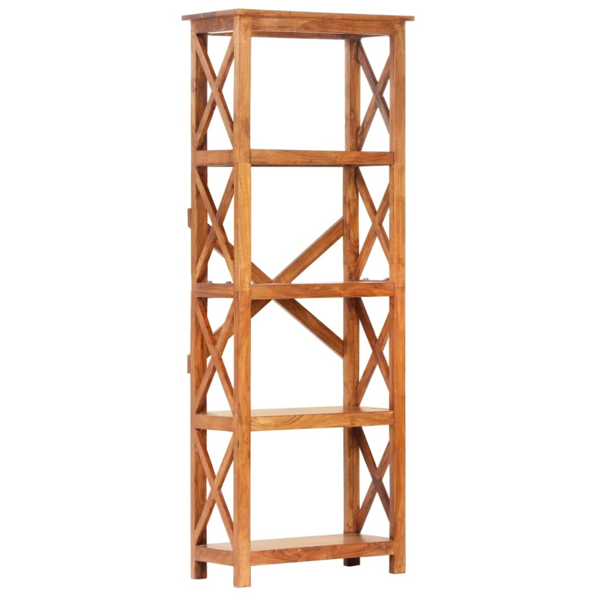 vidaXL Regał na książki, 60x30x160 cm, akacja w miodowym kolorze