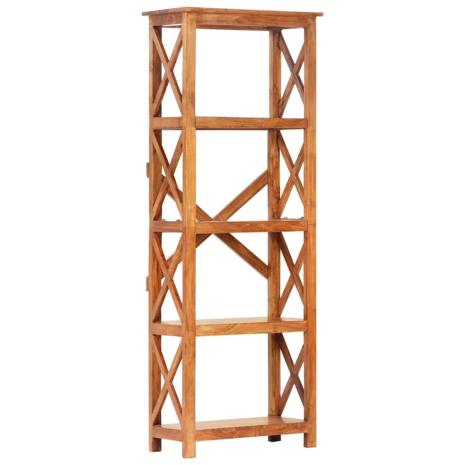 vidaXL Regał na książki, 60x30x160 cm, akacja w miodowym kolorze