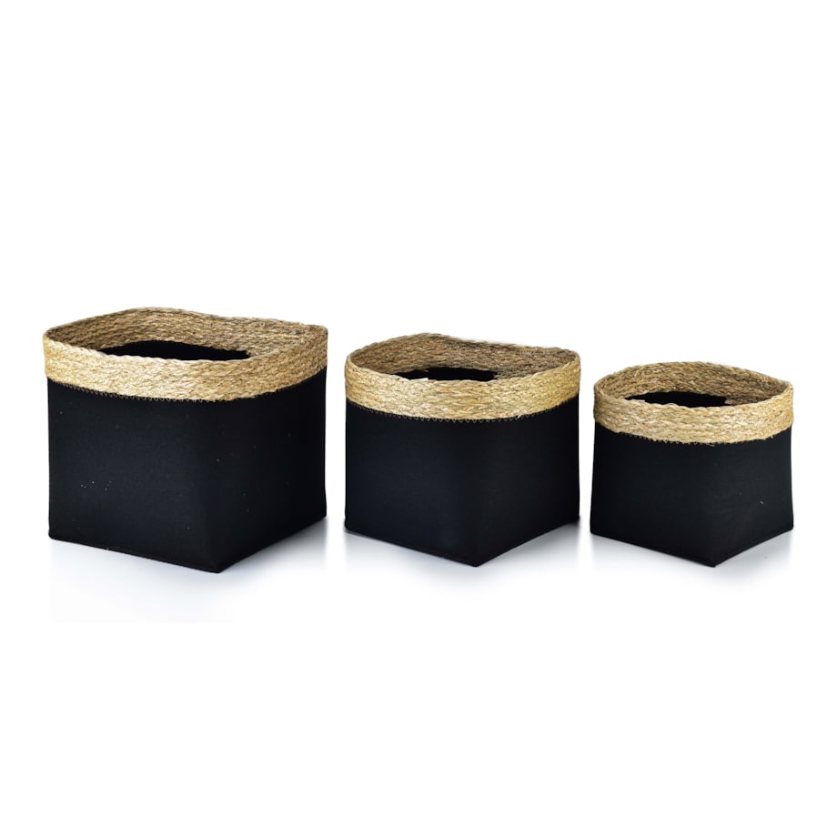 BALI KOMPLET 3 KOSZY L31xh28cm,M28xh23 cm, S23xh20cm