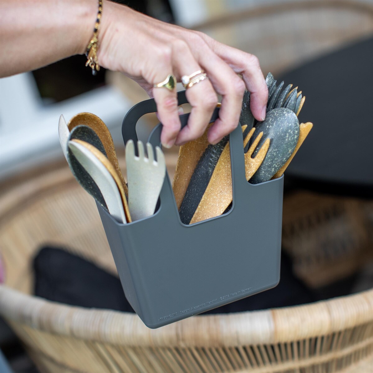 Wielofunkcyjny organizer, pojemnik na drobiazgi TASCHELINI, KOZIOL