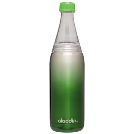 Butelka stalowa zielona Fresco Twist&Go, 600 ml, Aladdin