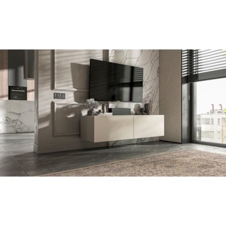 Wisząca Szafka RTV Komoda Loft Industrialna Kaszmir MAT 120 cm