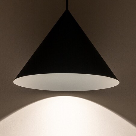 Lampa jadalniana zwis Zenith 10879 Nowodvorski nad stół stożek ciemnoszara