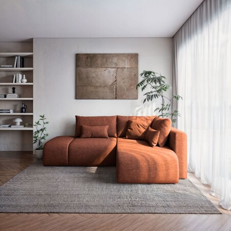 Lumine Sofa narożna - pomarańczowa