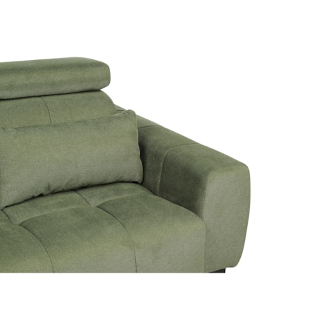 Sofa 2-osobowa zielona VEGAMO