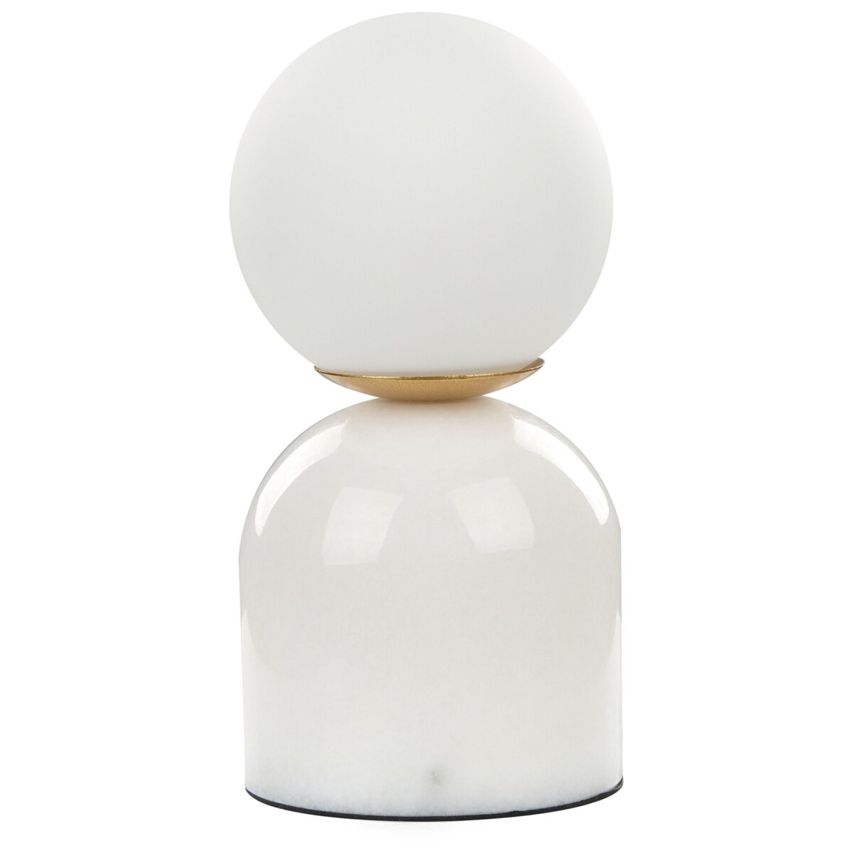 Lampa stołowa marmurowa biała KIWI