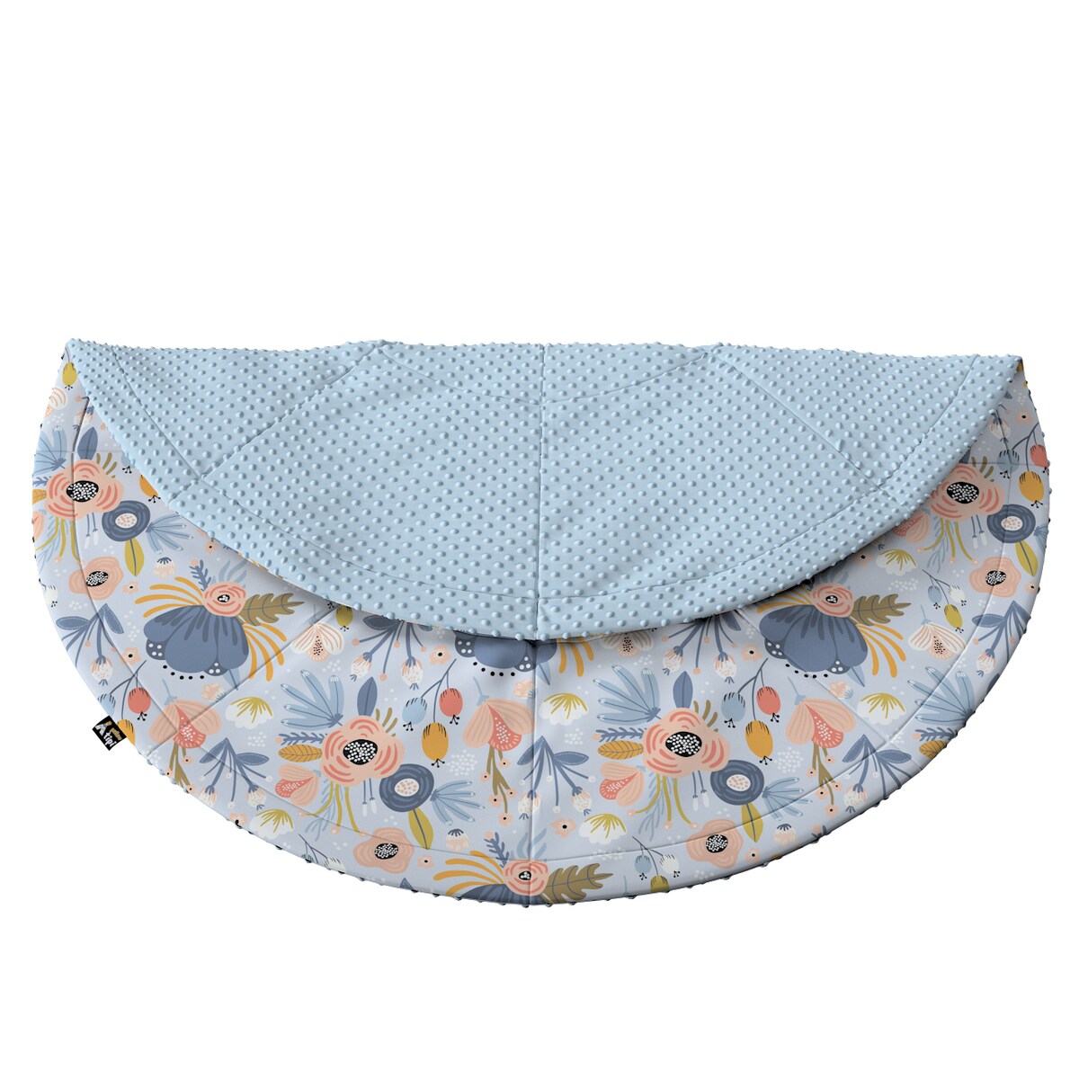 Mata okrągła, niebieski, 130cm, Magic Collection