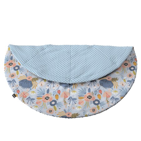 Mata okrągła, niebieski, 130cm, Magic Collection