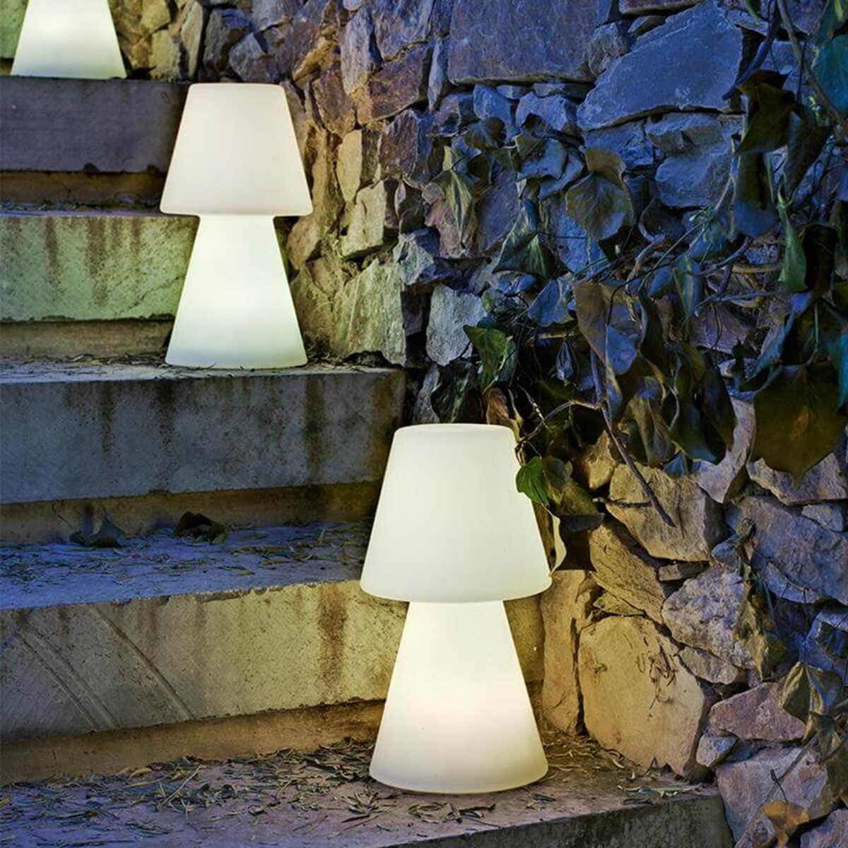 Lampka zewnętrzna stołowa Lola LUMLL045WLNW King Home LED 0,5W 6000K IP54 biała