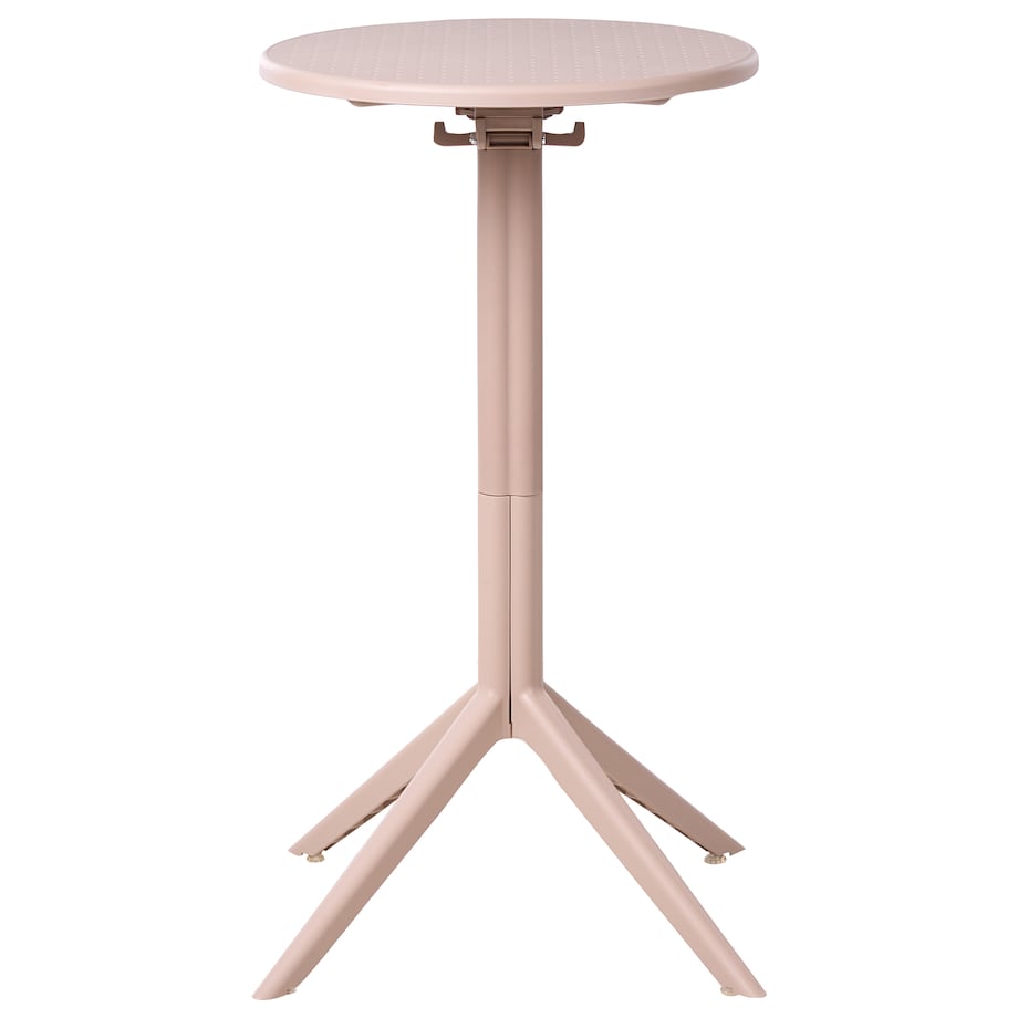 Stolik ogrodowy barowy LEGRENA 60 cm 60 cm Beżowy