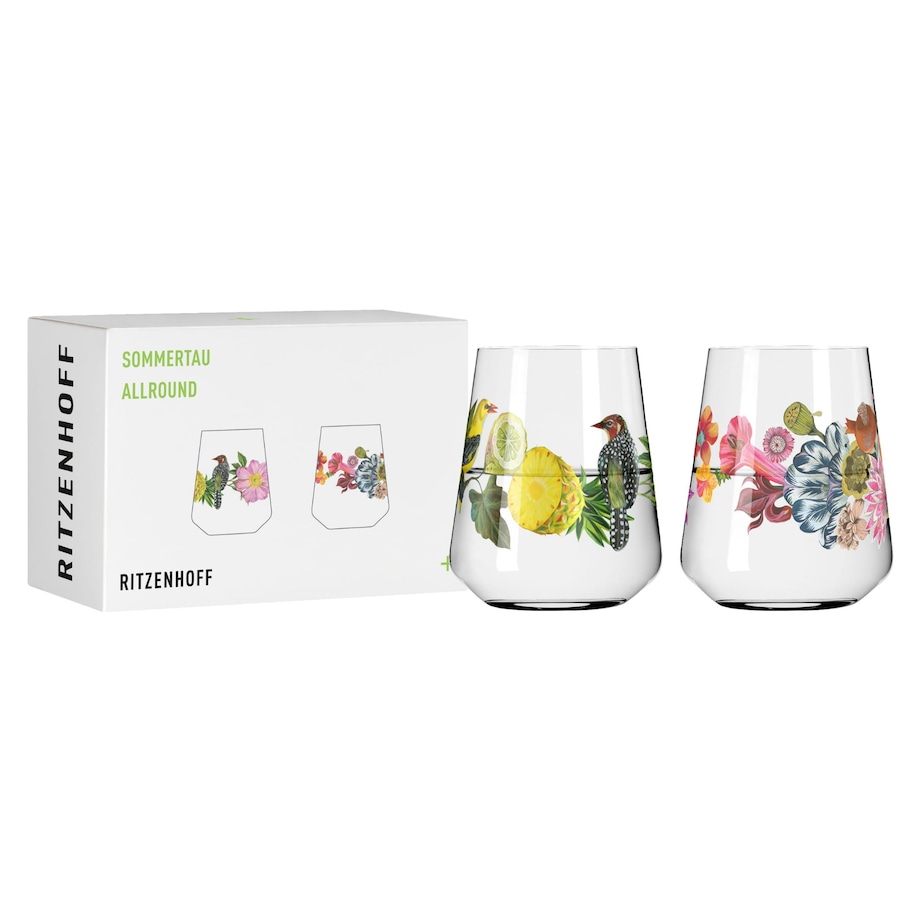 Zestaw 2 szklanek do koktajli Summer Dew, Olaf Hayek