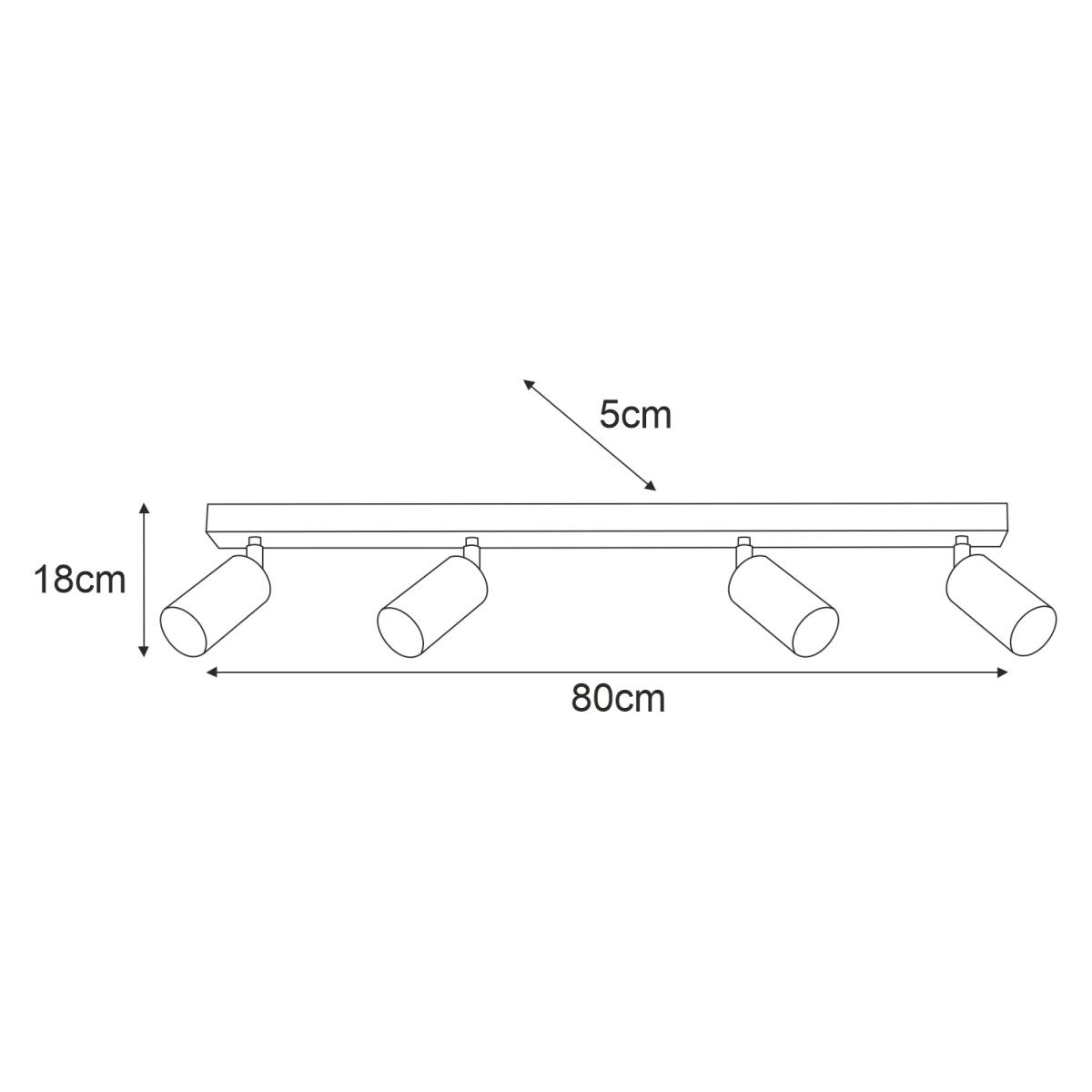 Lampa sufitowa K-5823 z serii MATI