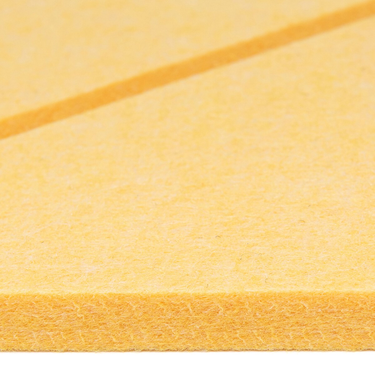 Zestaw 2 szt panel filcowy Felly 40x40 cm płytka kwadrat żółty