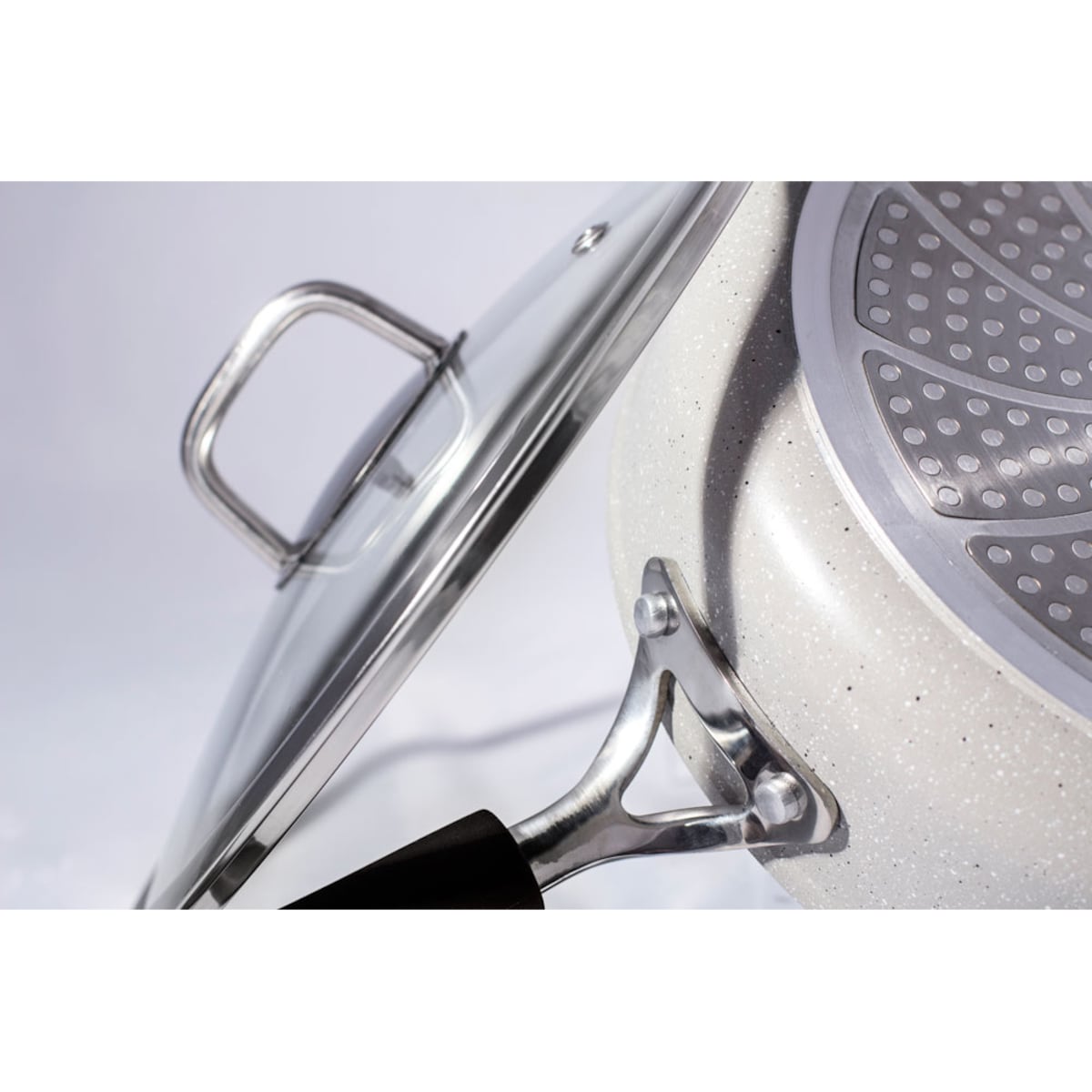 Patelnia wok BERLINGER HAUS 28cm Gray Stone Touch