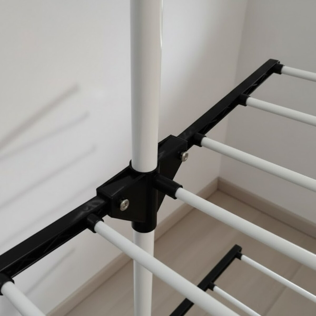 Pionowa suszarka na pranie z miejscem na wieszaki, 160 cm, ALTO