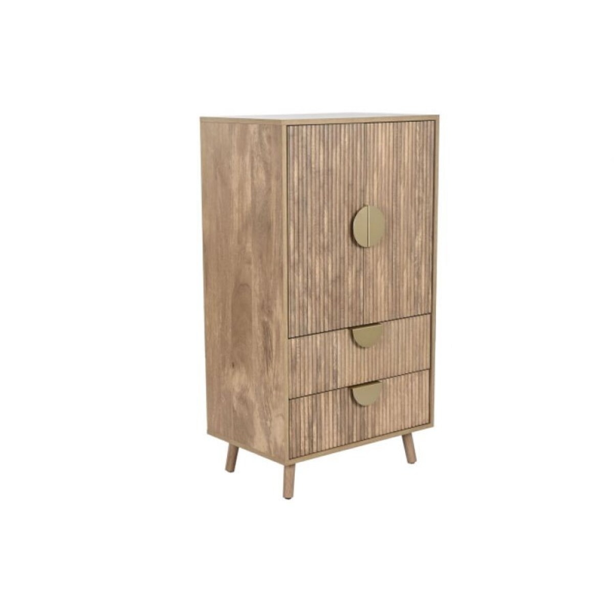 Komoda-szafa drewniana 110x60x40 cm ADOMO-II z 2 szufladami