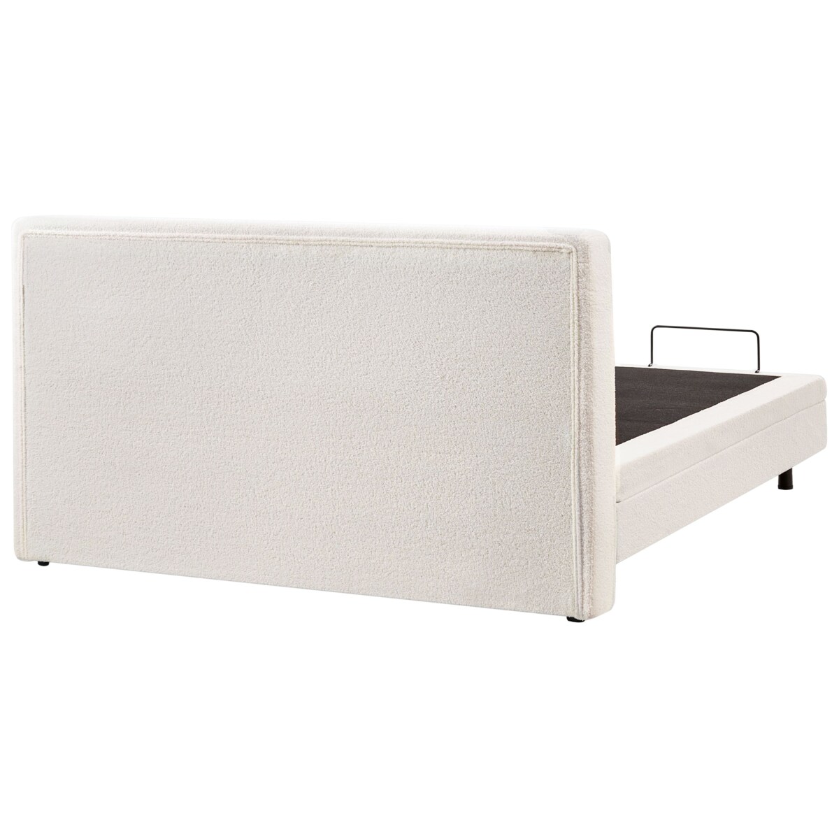 Łóżko regulowane Boucle DUKE 180 x 200 cm Złamana biel
