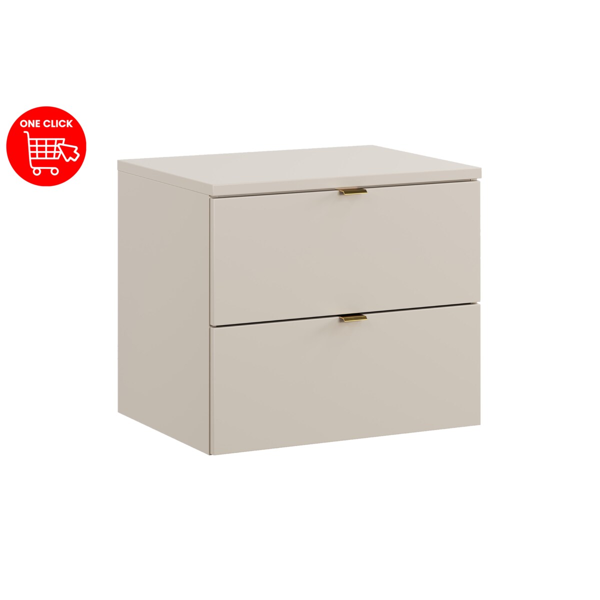 Zestaw mebli łazienkowych 60cm z blatem