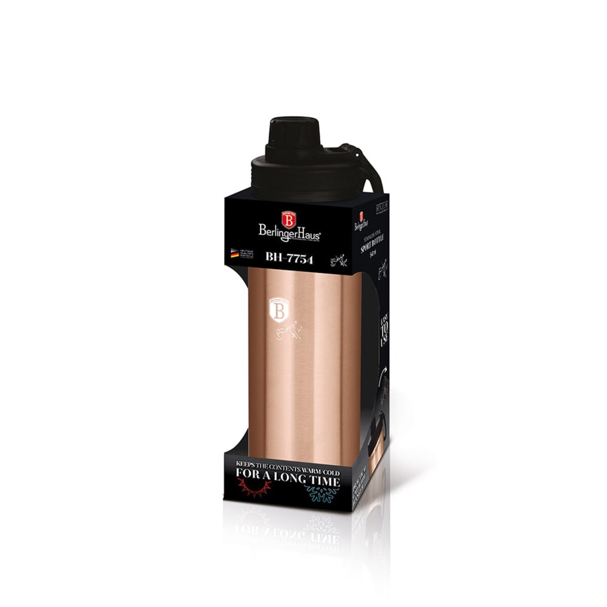Sportowa butelka termiczna 540ml BERLINGER HAUS Rose Gold