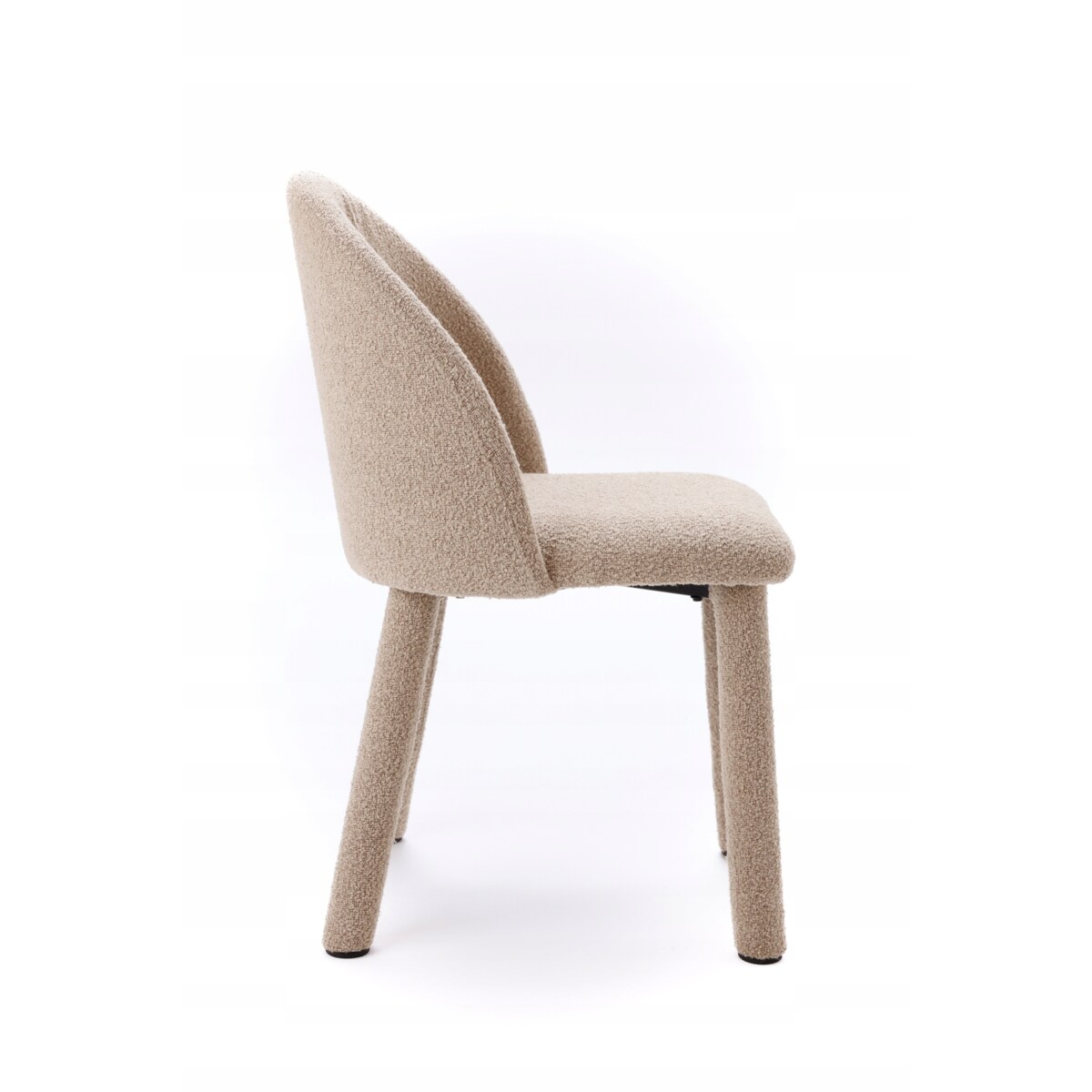 ZESTAW 2 SZTUK Krzesła MONTI Khaki Tapicerowane Nowoczesne Do Jadalni