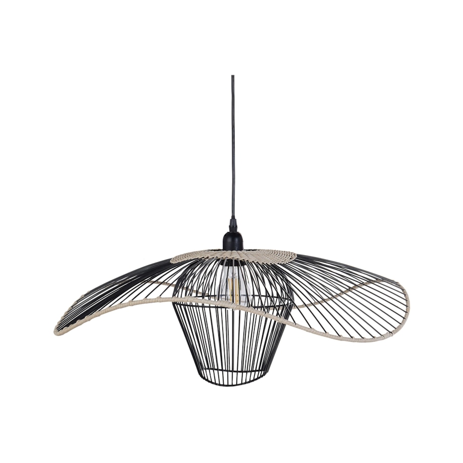 Lampa wisząca czarna LUNGA