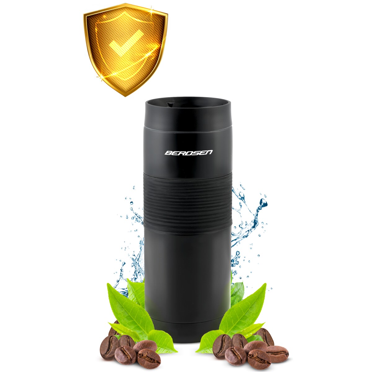 Kubek termiczny termos do samochodu na kawę herbatę Berdsen