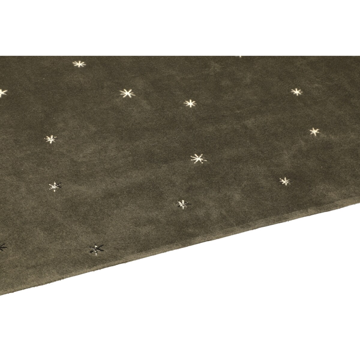 Bieżnik welurowy na stół, 35 x 100 cm, ze złotymi gwiazdkami