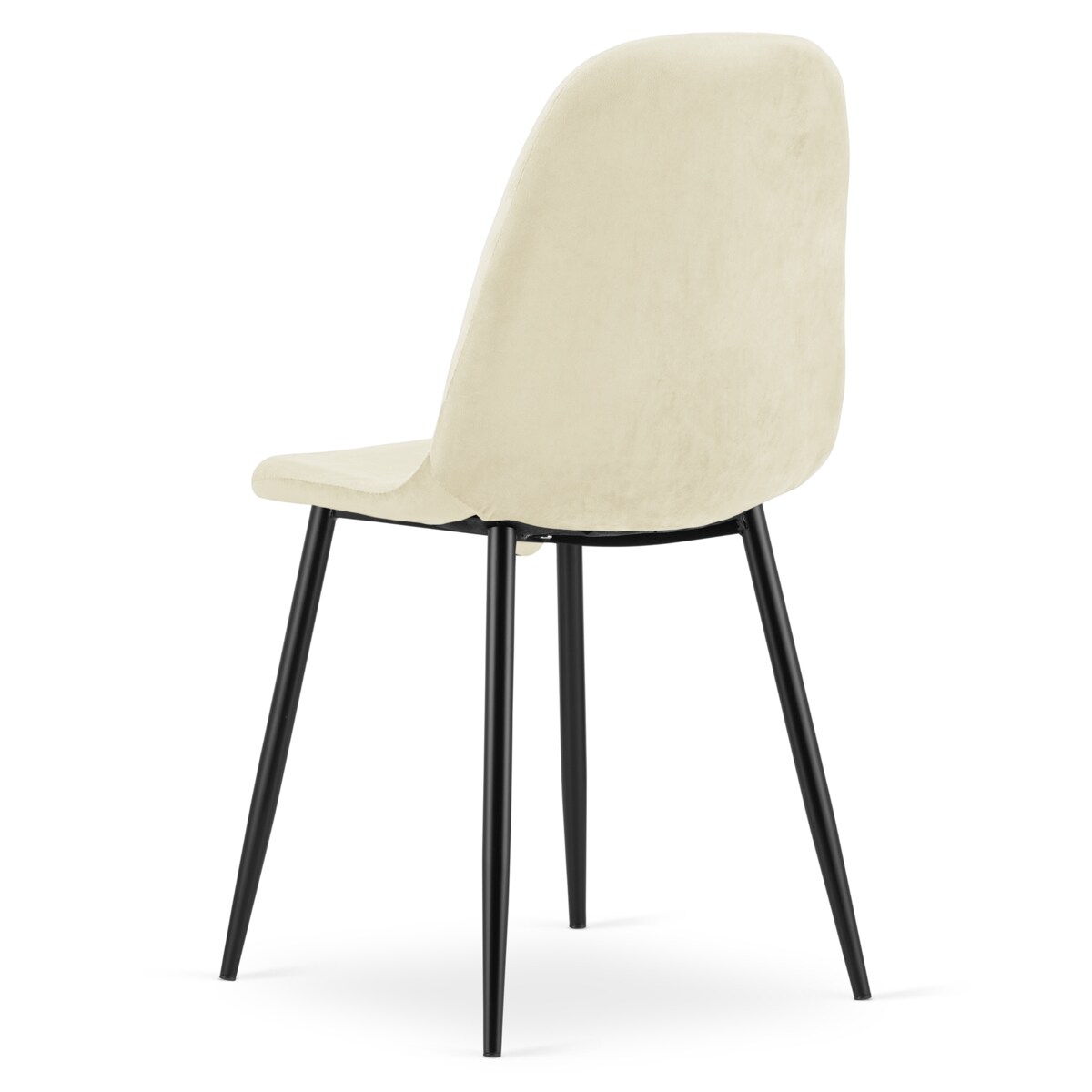 Krzesło Como nowoczesne ergonomiczne - Beż Aksamit