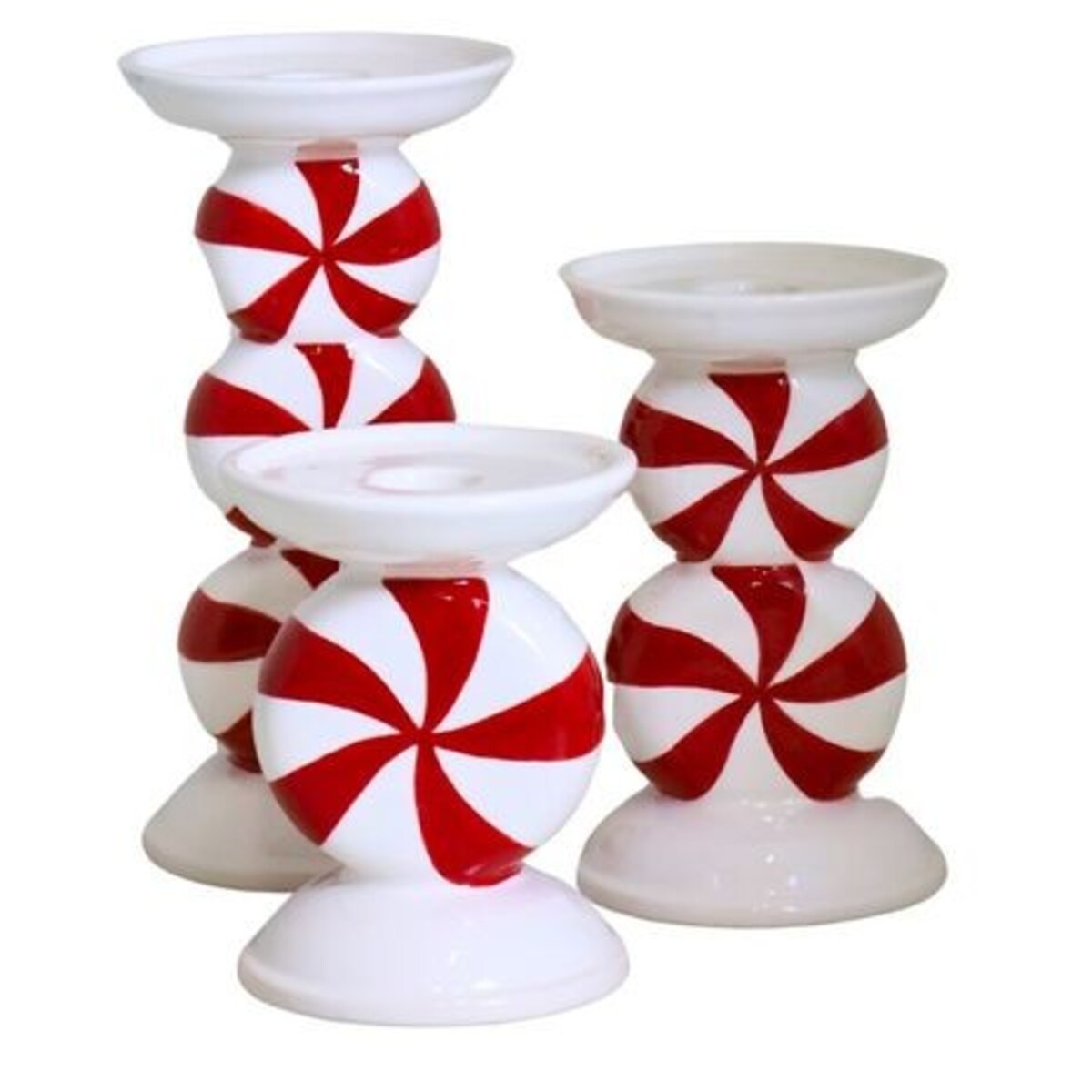 Świecznik ceramiczny 3 LIZAK 20x9,8 cm