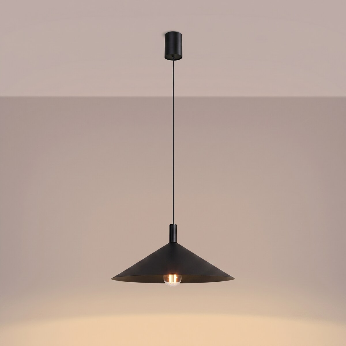 Lampa wisząca NOX 40 czarna