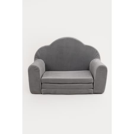 Fotelik piankowy rozkładany - szary