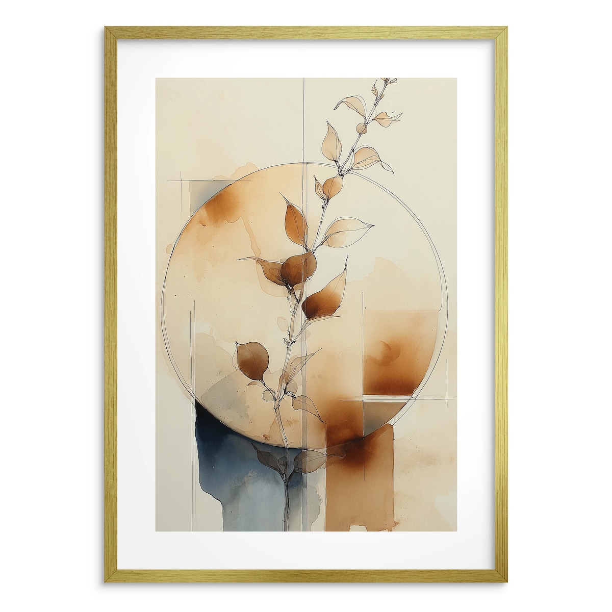 Obrazy na ścianę Plakaty Boho w ramie do salonu sypialni 50x70