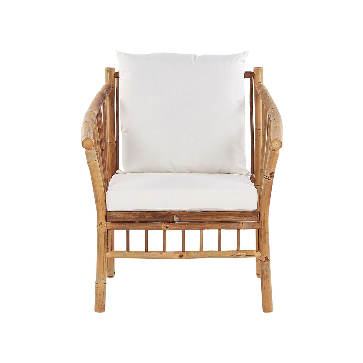 Zestaw ogrodowy ze stolikiem dla 4 osób MAGGIORE Drewno bambusowe Jasnobrązowy