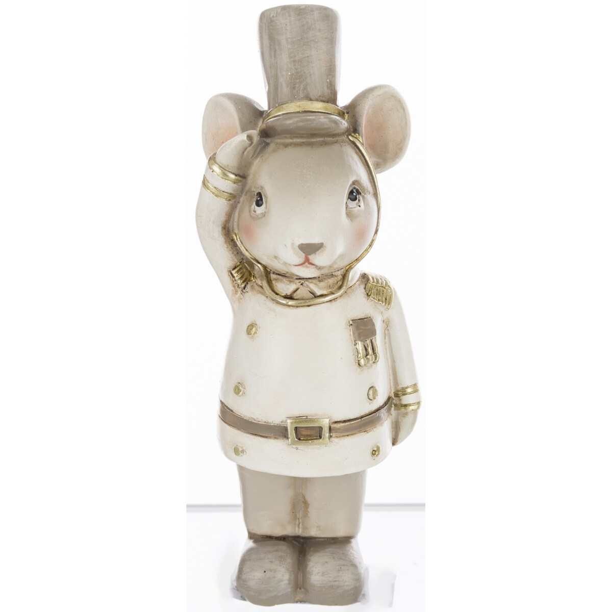 Figurki - 2 myszy w mundurach z orderami 11,5x4,5x4 cm