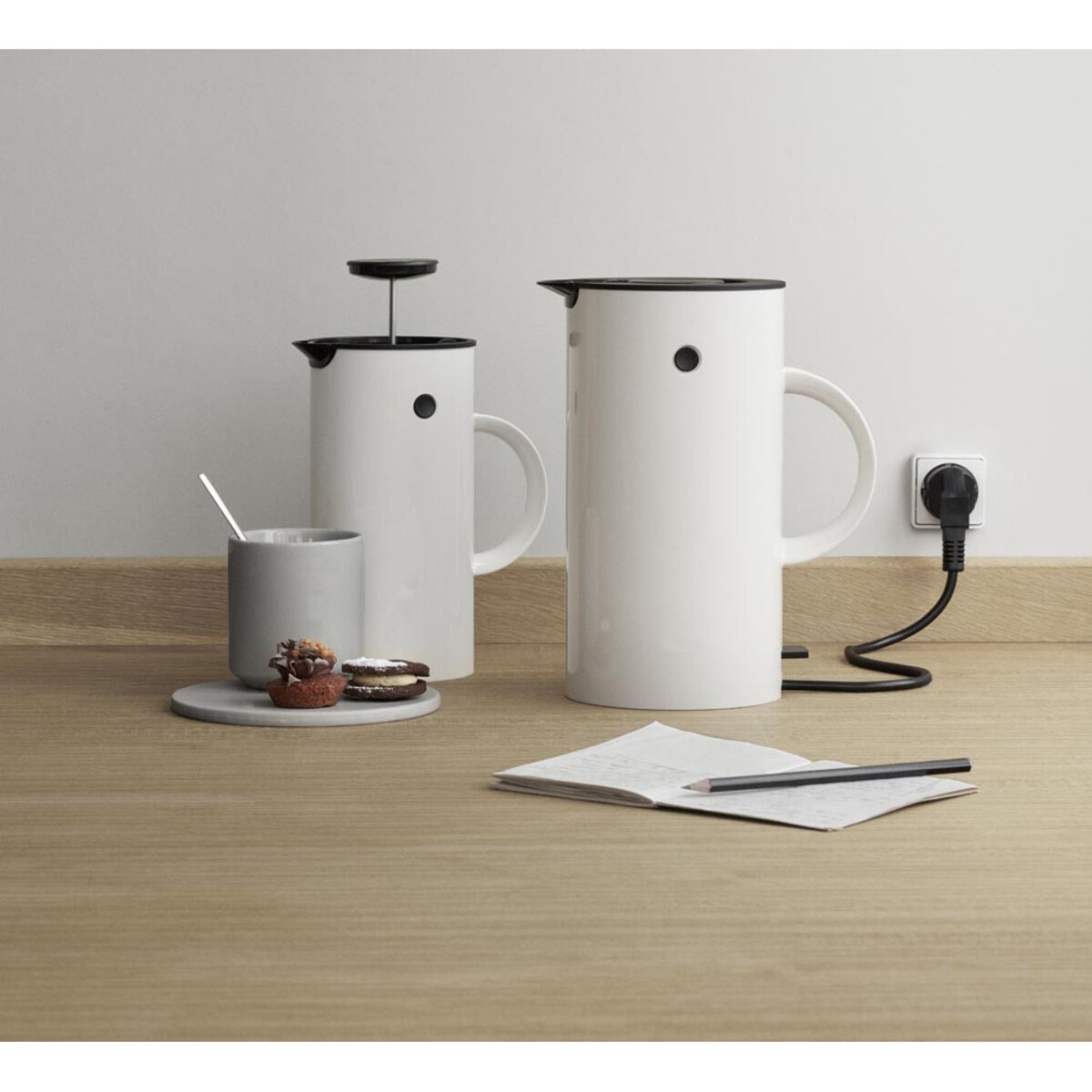 Czajnik elektryczny jasnoszary EM77, 1500 ml, Stelton