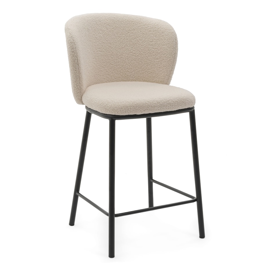 HOKER TAPICEROWANY BOUCLE TEDDY DO SALONU JADALNI BAROWY NOWOCZESNY BARI