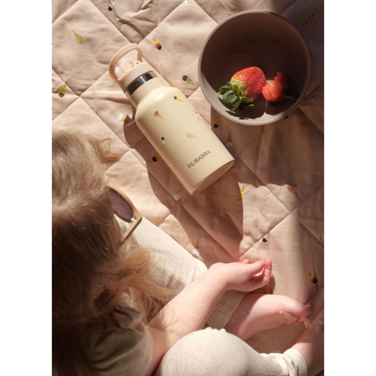 Filibabba Butelka na wodę ze stali nierdzewnej 350 ml Cool Summer