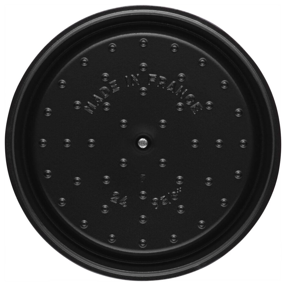 Garnek żeliwny okrągły wysoki Staub - 4.8 ltr, Czarny