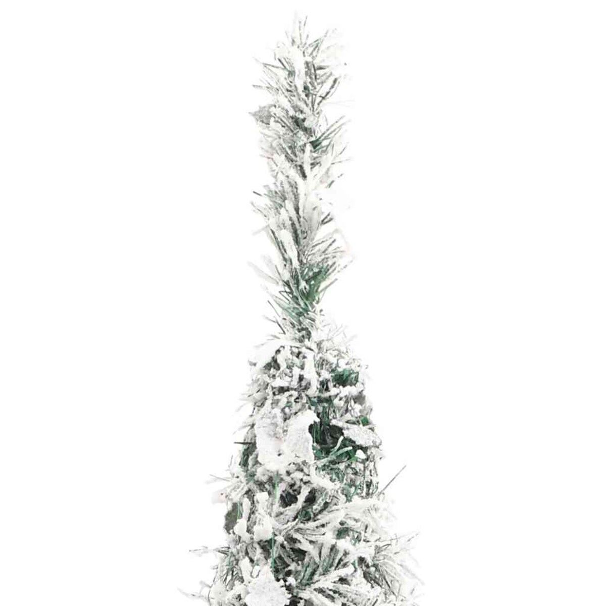 vidaXL Sztuczna choinka typu pop-up, ośnieżona, 50 LED, 120 cm