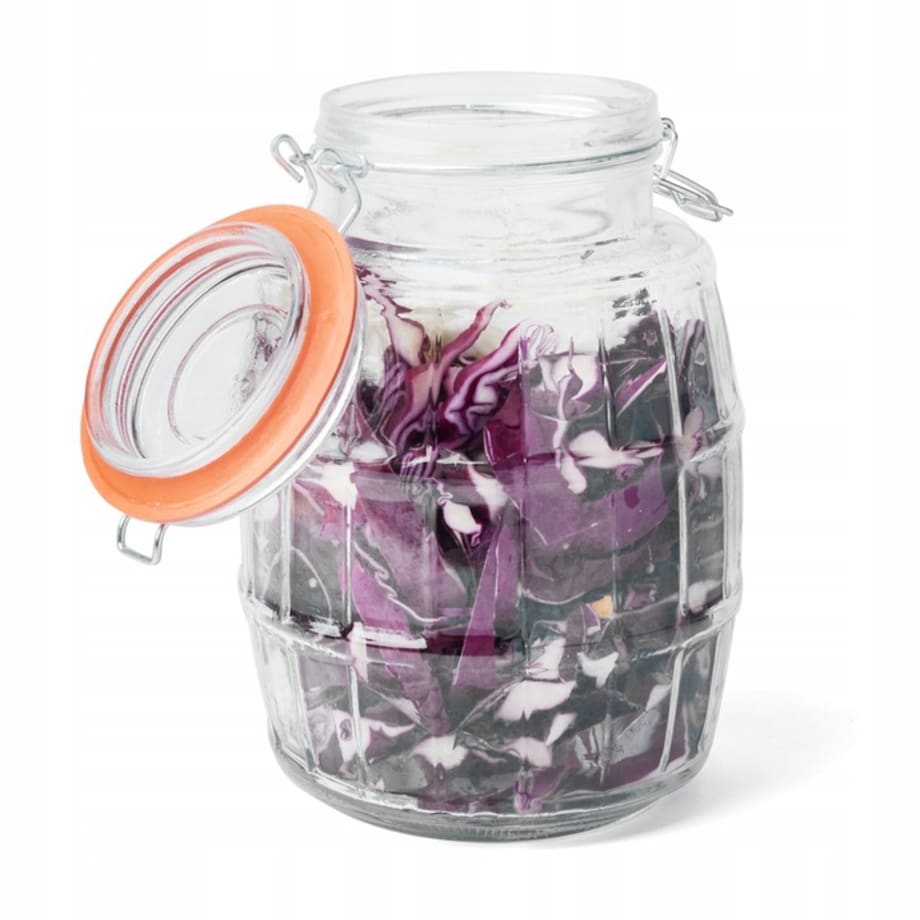 SZKLANY SŁOIK WEK beczka na ogórki soki owoce 2,8