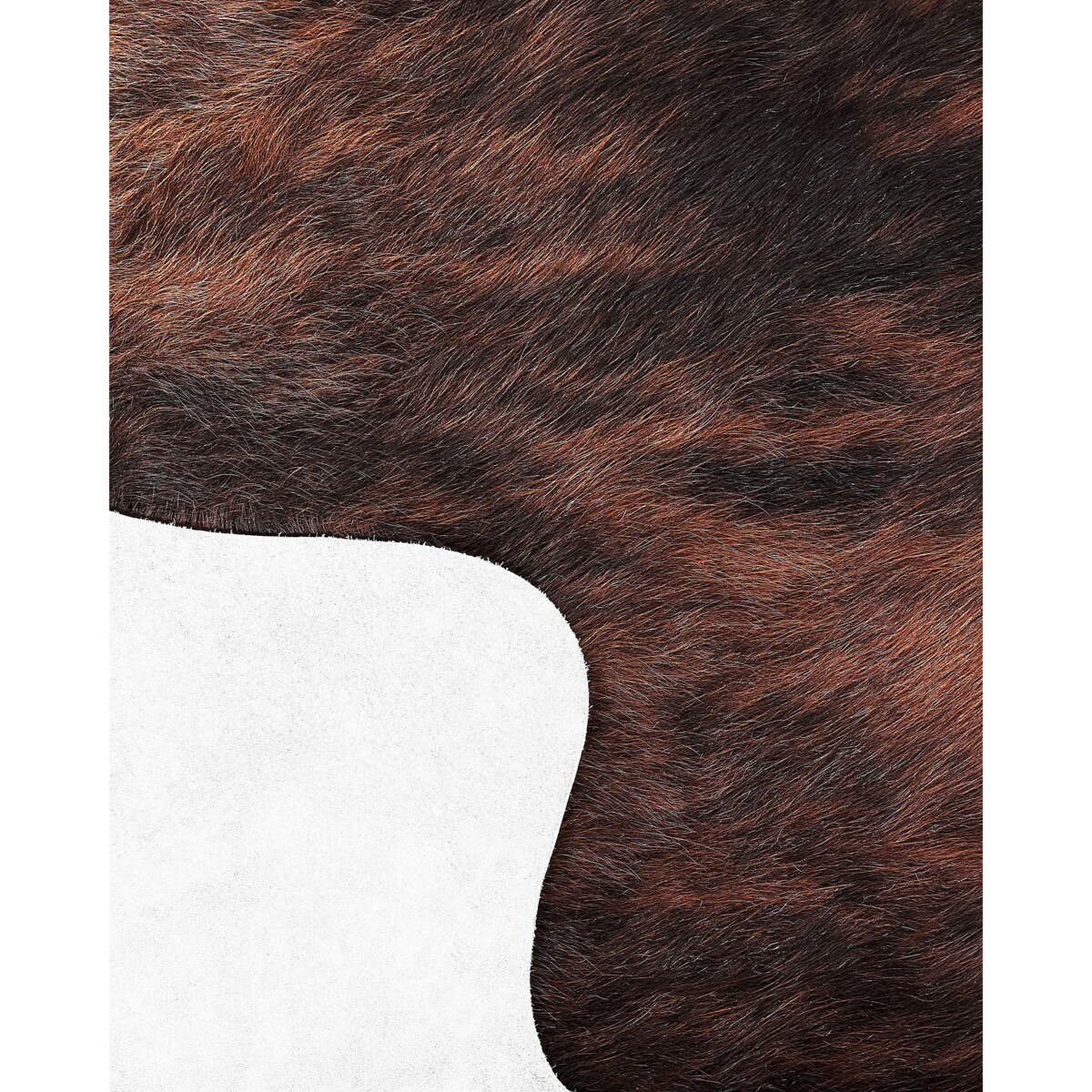 Skóra bydlęca 2-3 m² brązowa NASQU