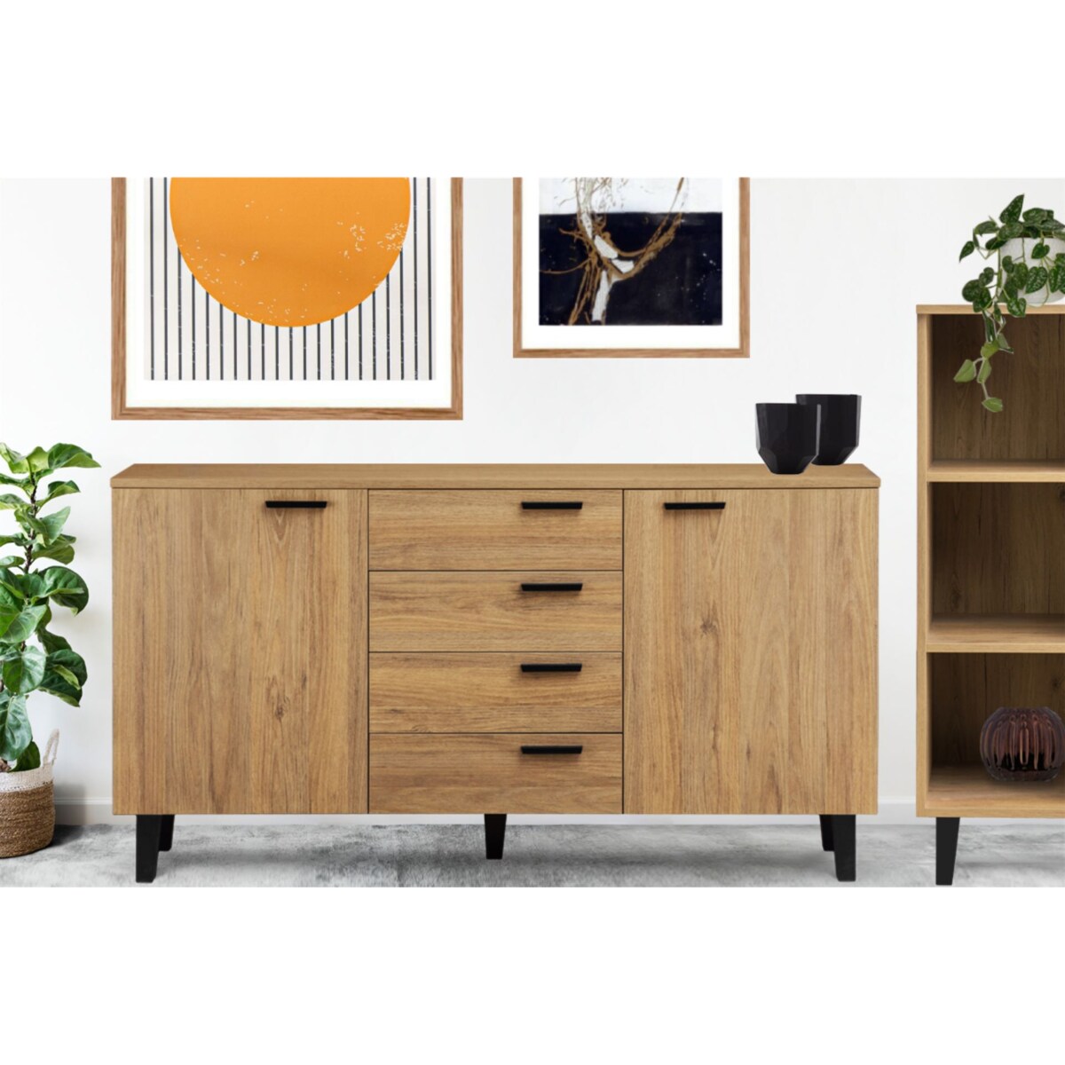 KONSIMO FRISK Komoda skandynawska z szufladami